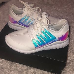 Rare Adidas Tubular Holographic Iridescent 7